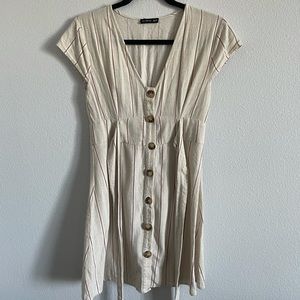 Linen Cotton On Button Up Dress